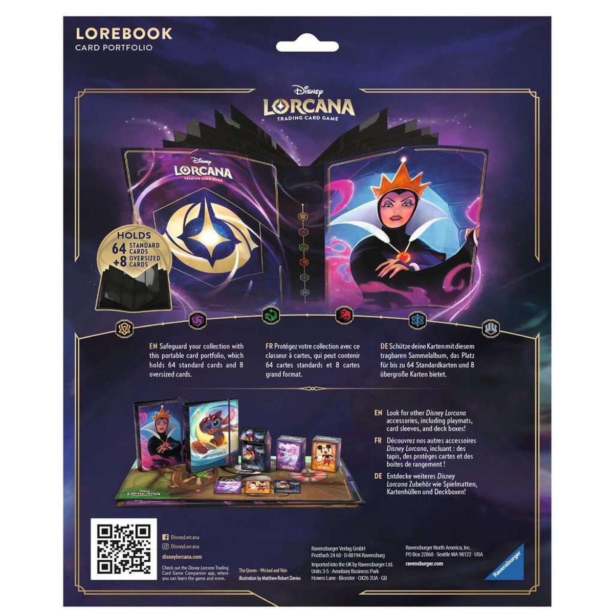 Disney Lorcana - Lorebook Card Portfolio - The Queen - Sealed