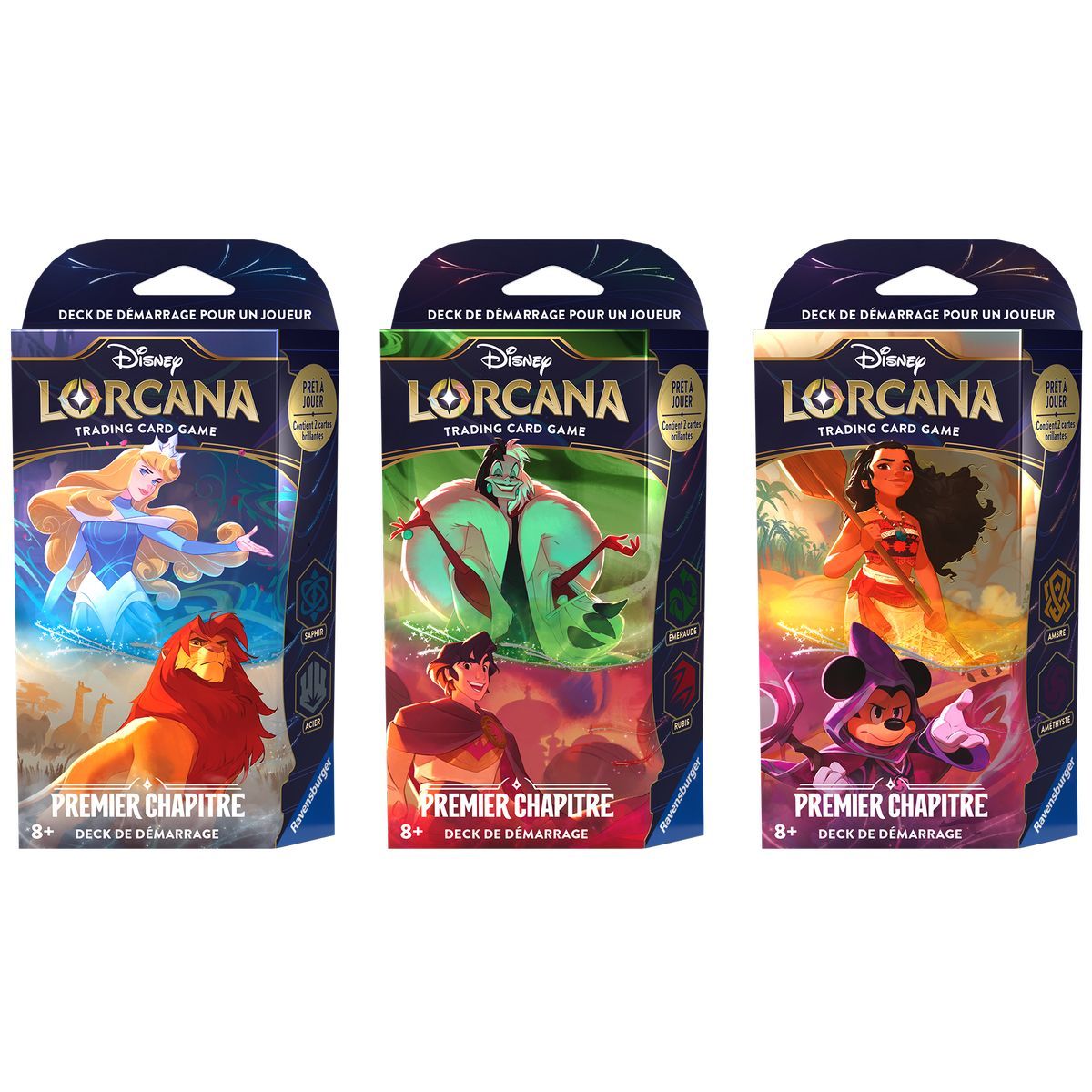 Item Disney Lorcana - Set of 3 Starter Decks - Set 1 - FR