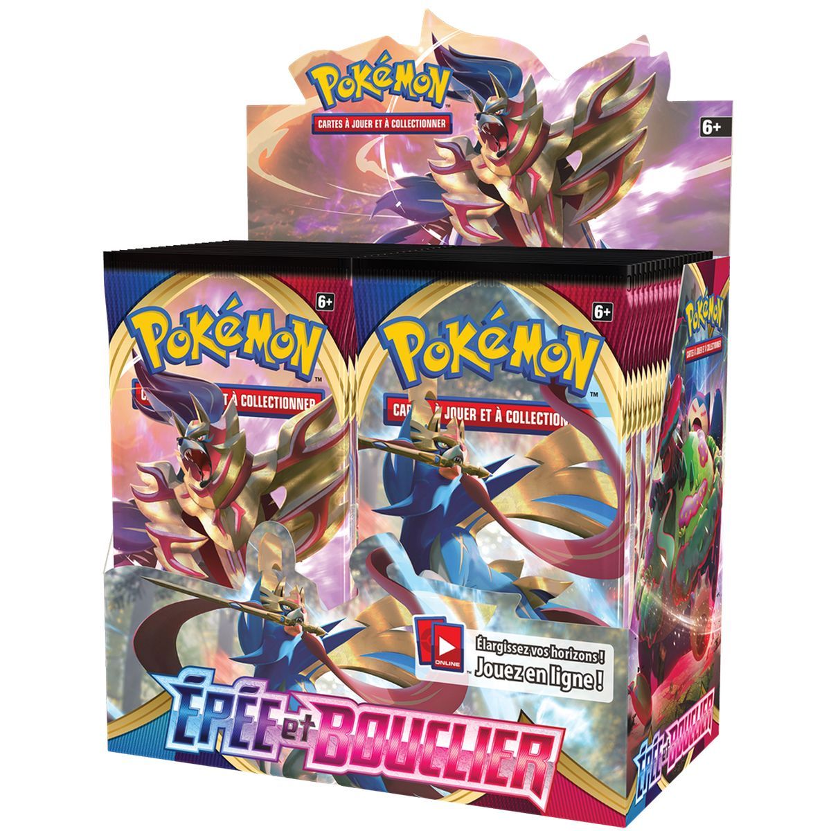 Display Pokemon - Box of 36 Sword and Shield Boosters 01