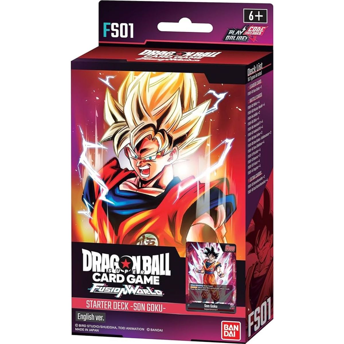 Starter Deck - Son Goku - FS01 - Dragon Ball Super CG Fusion World - EN