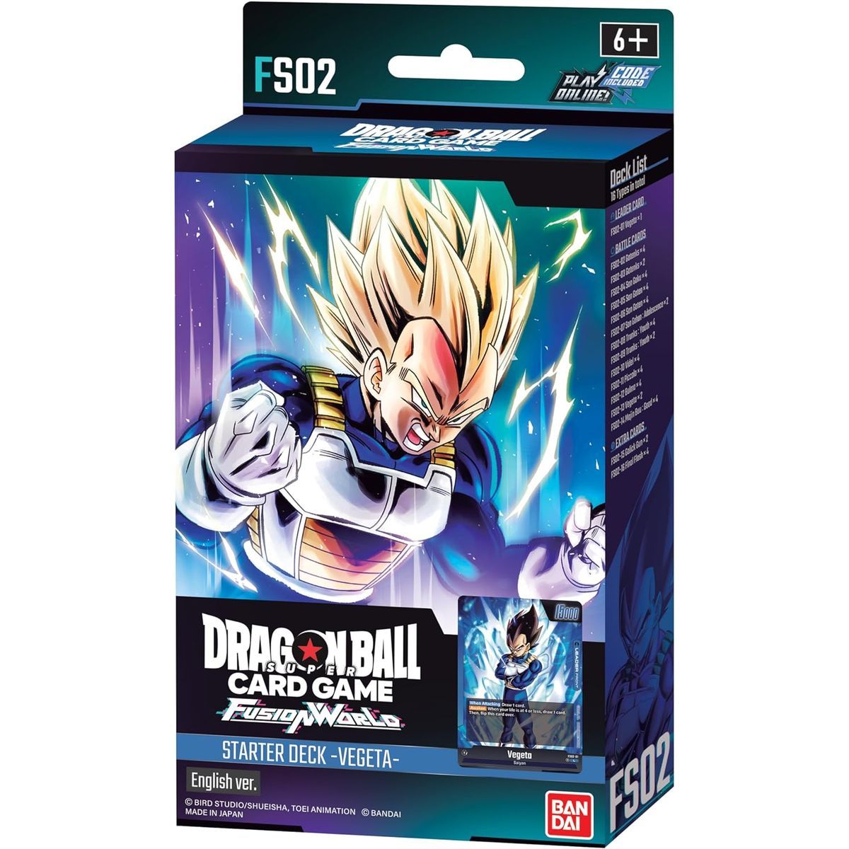 Starter Deck - Vegeta - FS02 - Dragon Ball Super CG Fusion World - EN