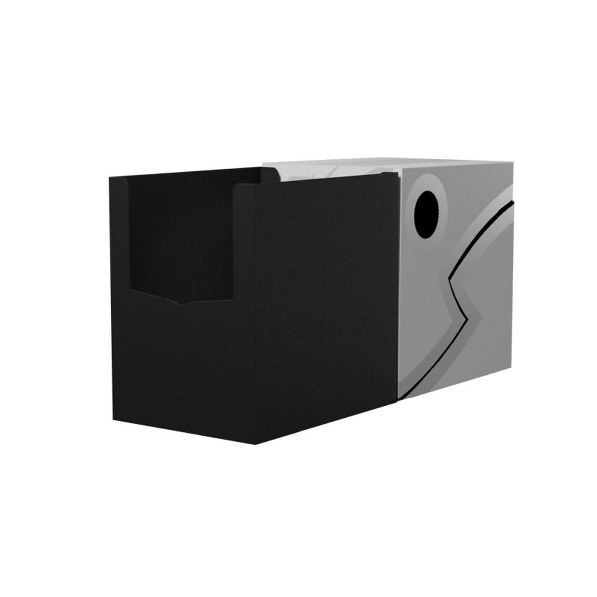 Dragon Shield - Deck Box - Double Shell - White/Black