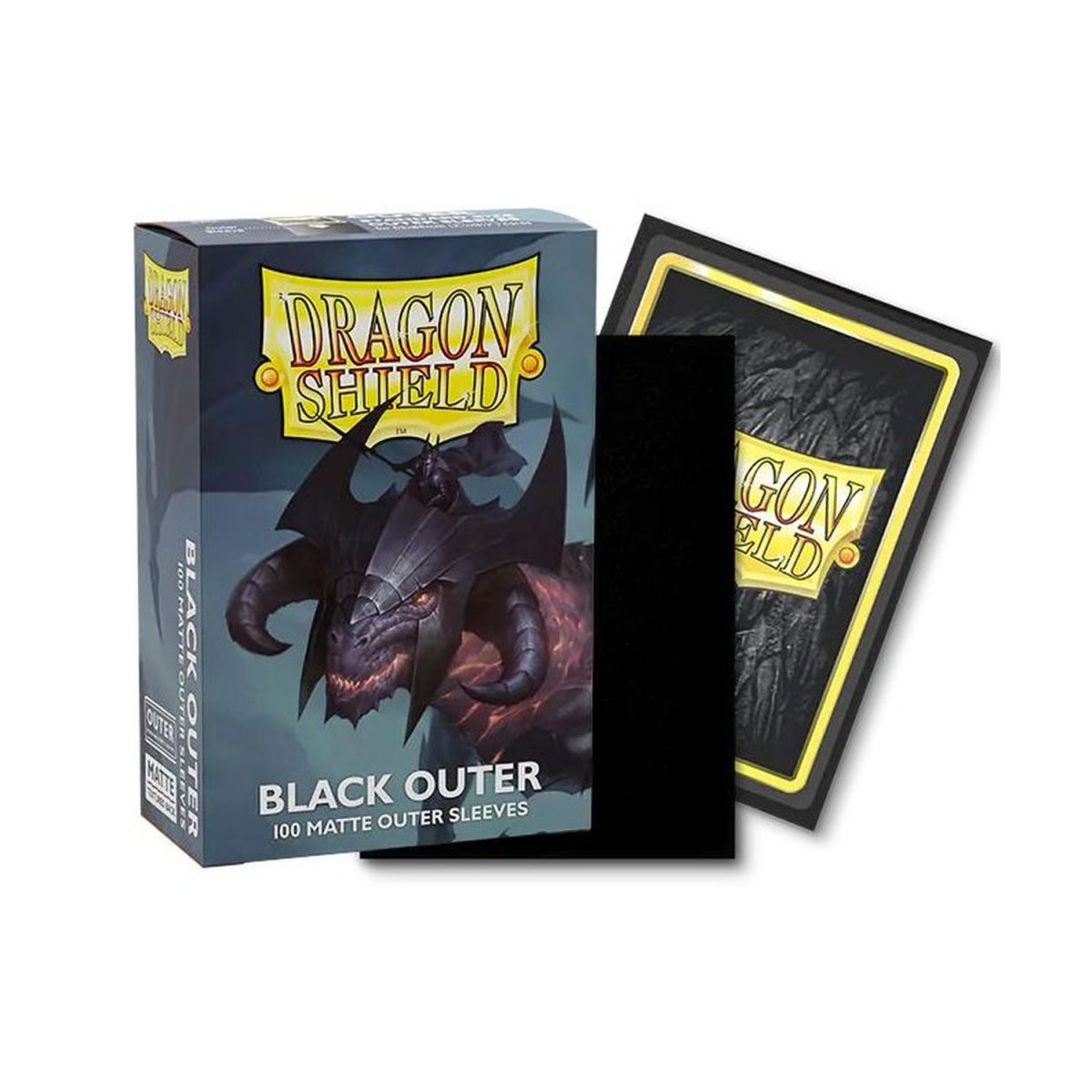 Item Dragon Shield - Card Sleeves - Standard - Black Outer (100)