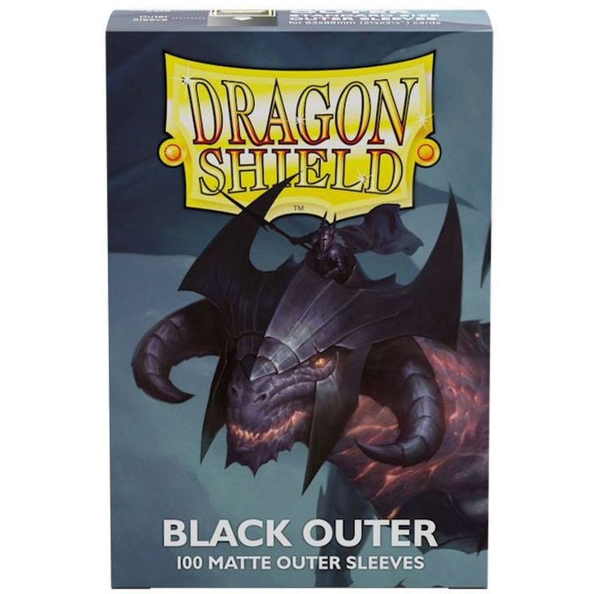 Dragon Shield - Card Sleeves - Standard - Black Outer (100)