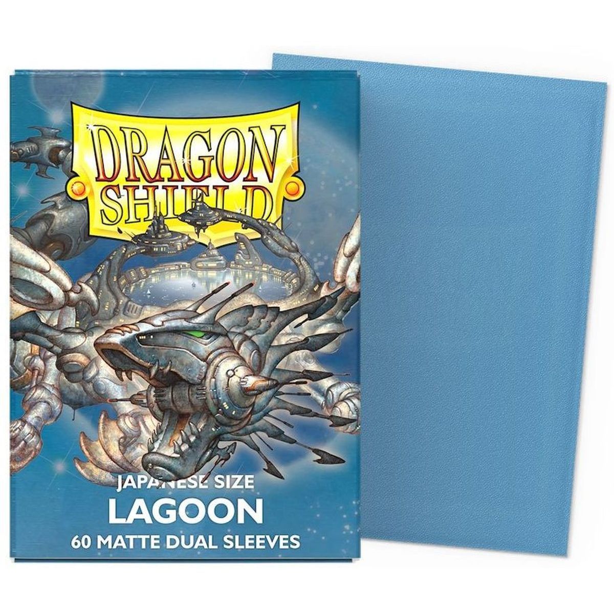 Dragon Shield - Small Sleeves - Japanese Size - Dual Matte Lagoon (60)