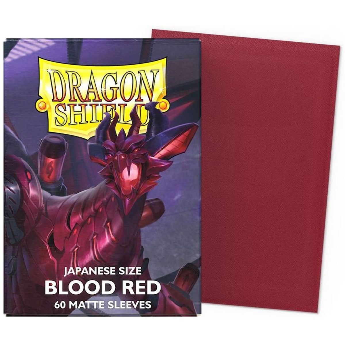 Dragon Shield - Small Sleeves - Japanese Size - Matte Blood Red (60)