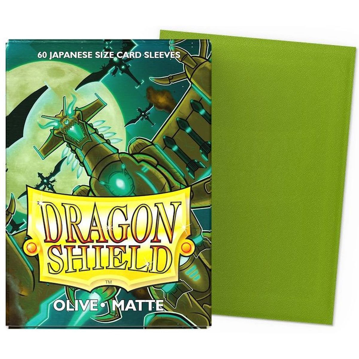 Dragon Shield - Small Sleeves - Japanese Size - Matte Olive (60)