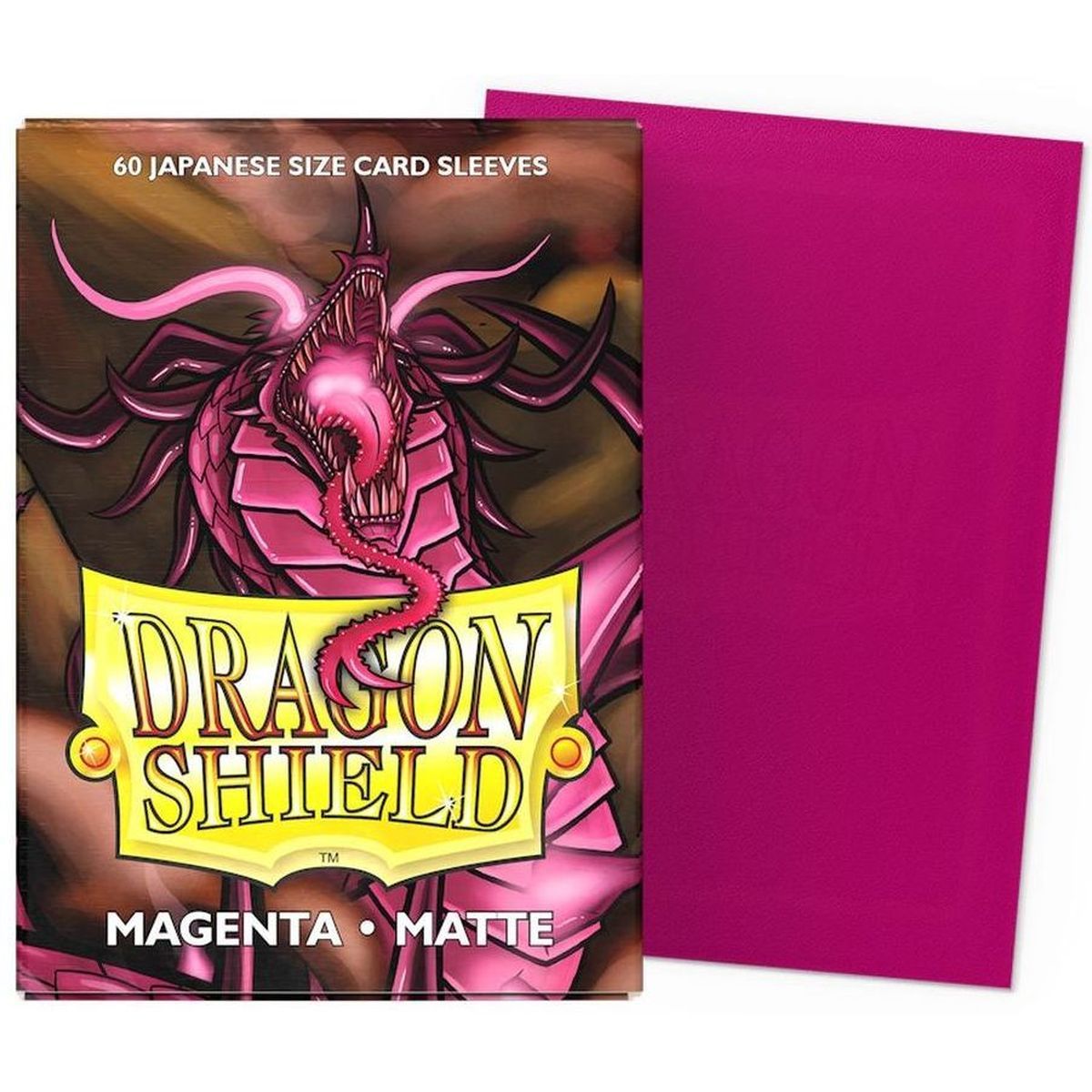 Item Dragon Shield Small Sleeves - Matte Magenta (60)