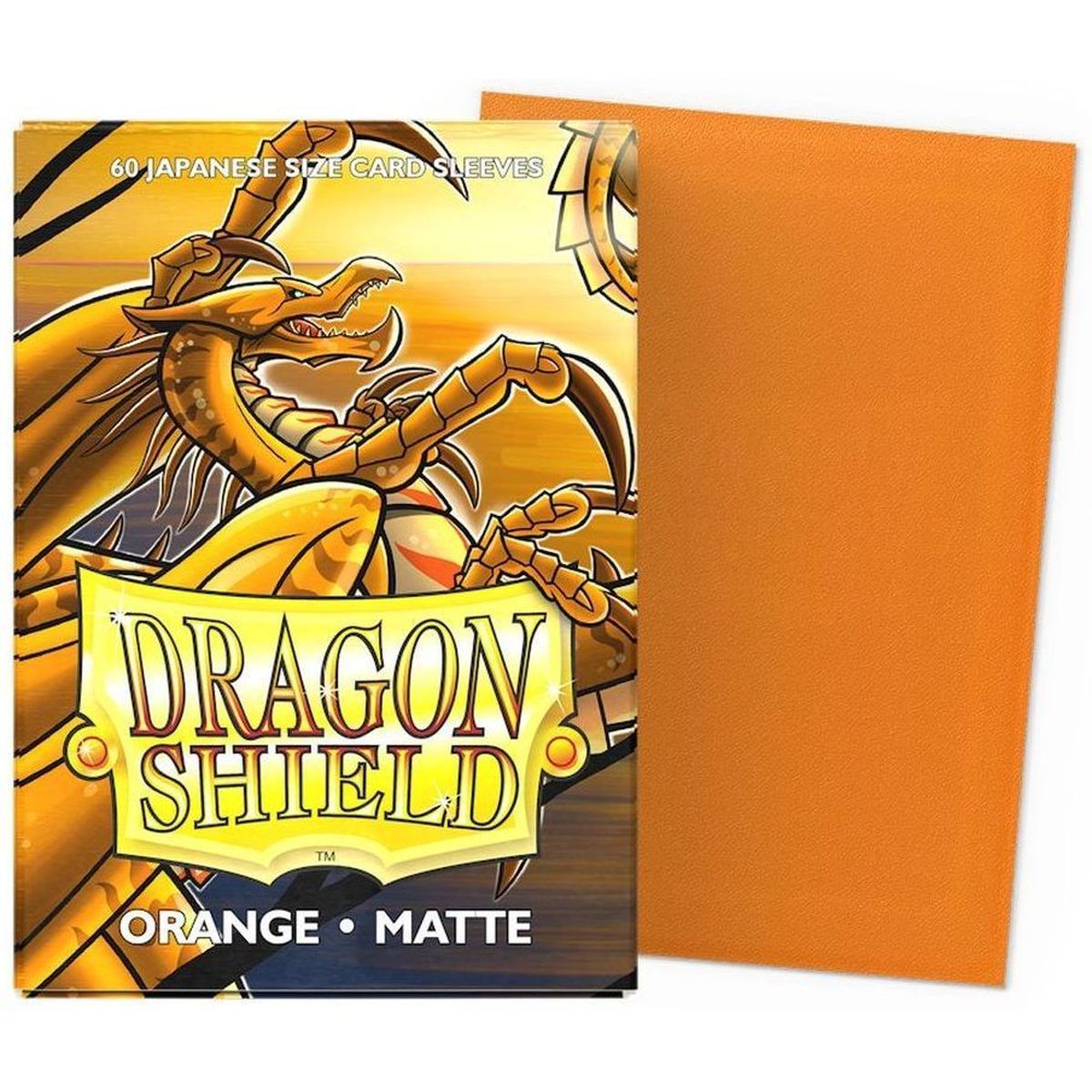 Item Dragon Shield Small Sleeves - Matte Orange (60)