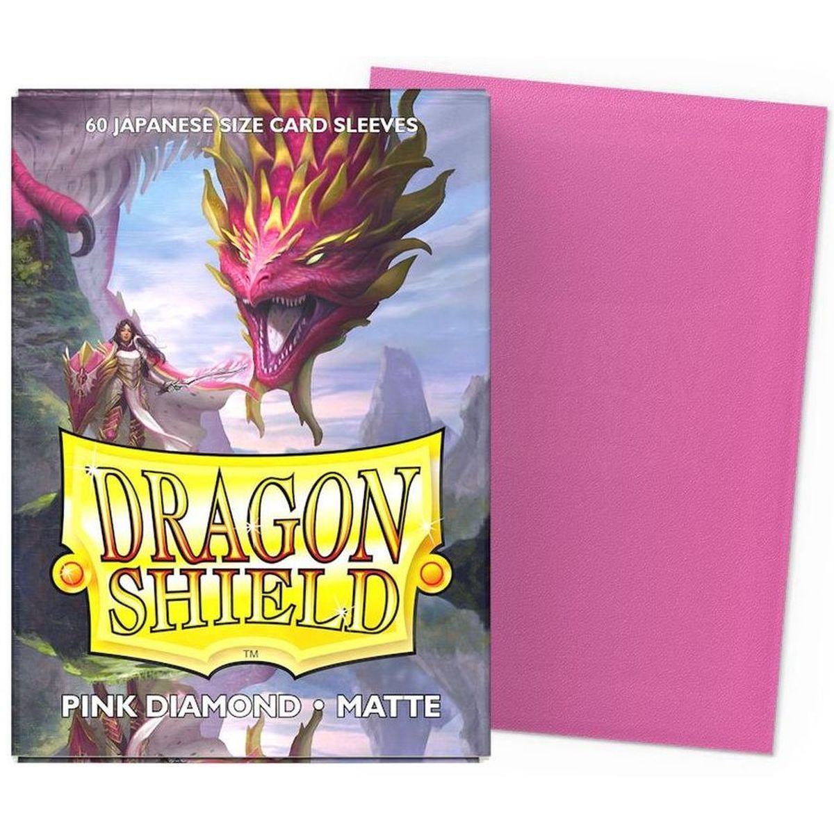 Dragon Shield Small Sleeves - Matte Pink Diamond (60)