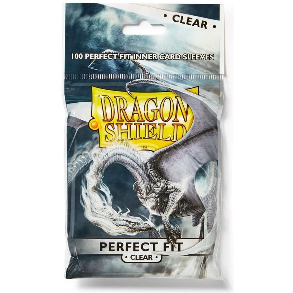 Dragon Shield - Standard Size - Card Sleeves - Perfect Fit - Clear (100)