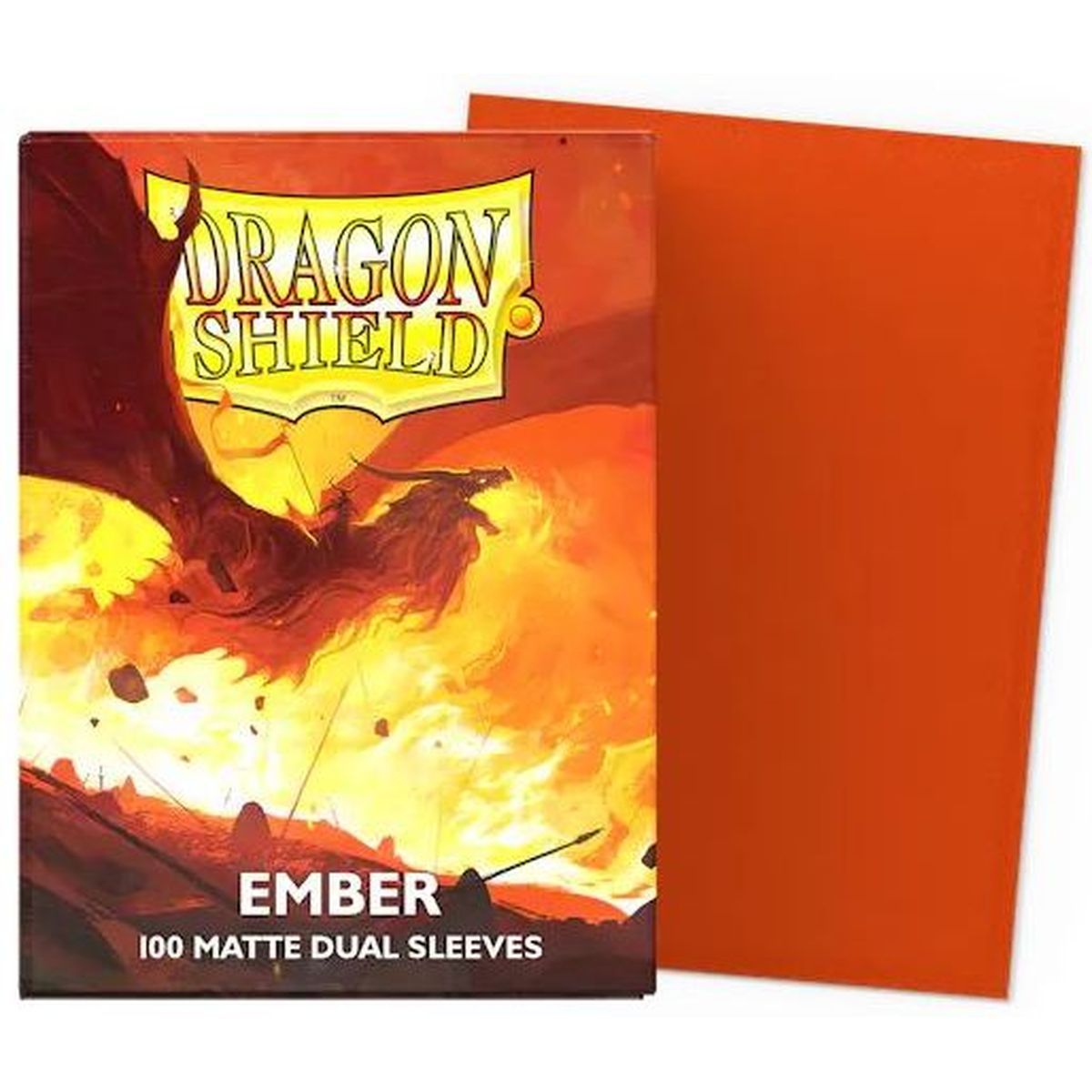 Dragon Shield - Standard Sleeves - Dual Matte Ember (100)