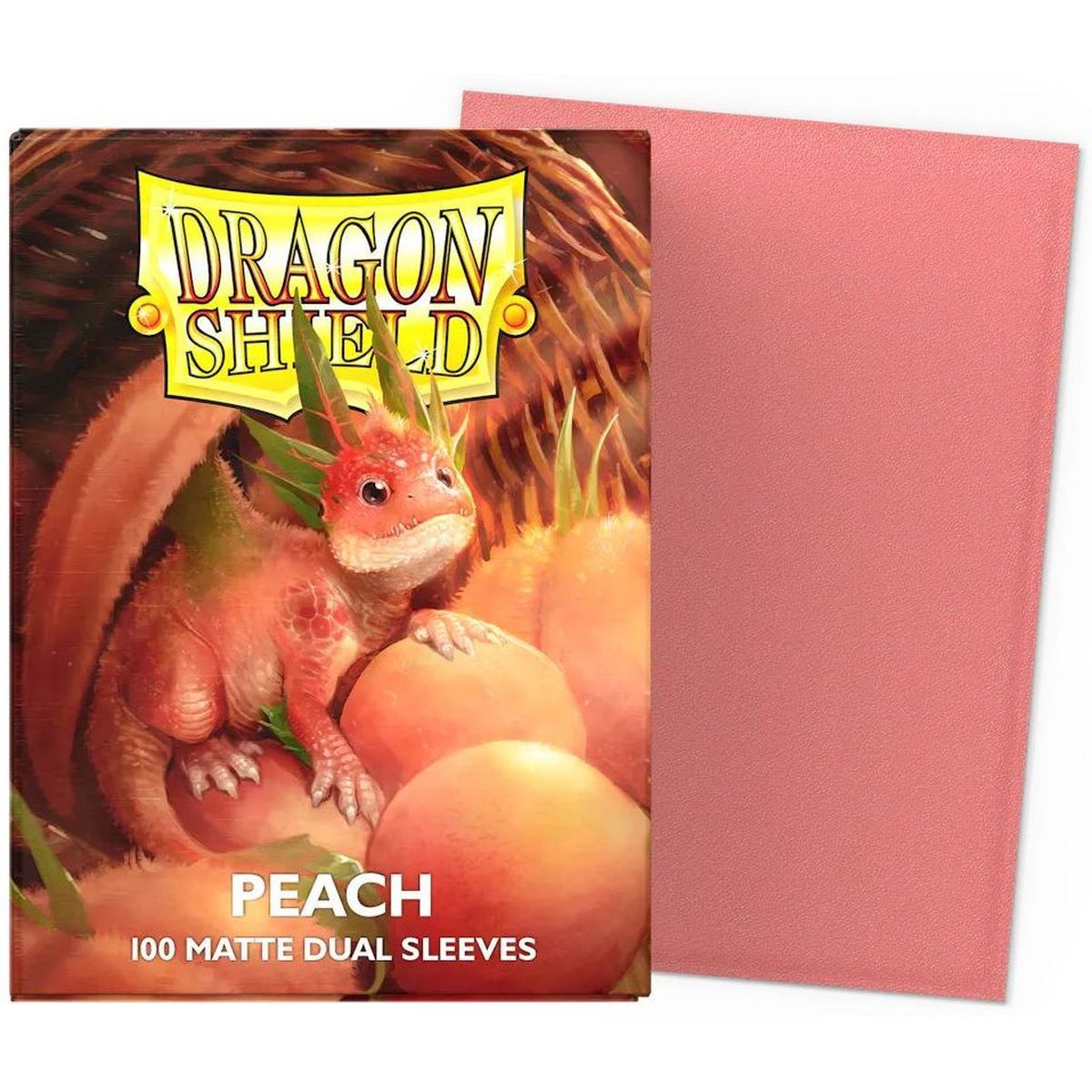 Dragon Shield - Standard Sleeves - Dual Matte Peach (100)