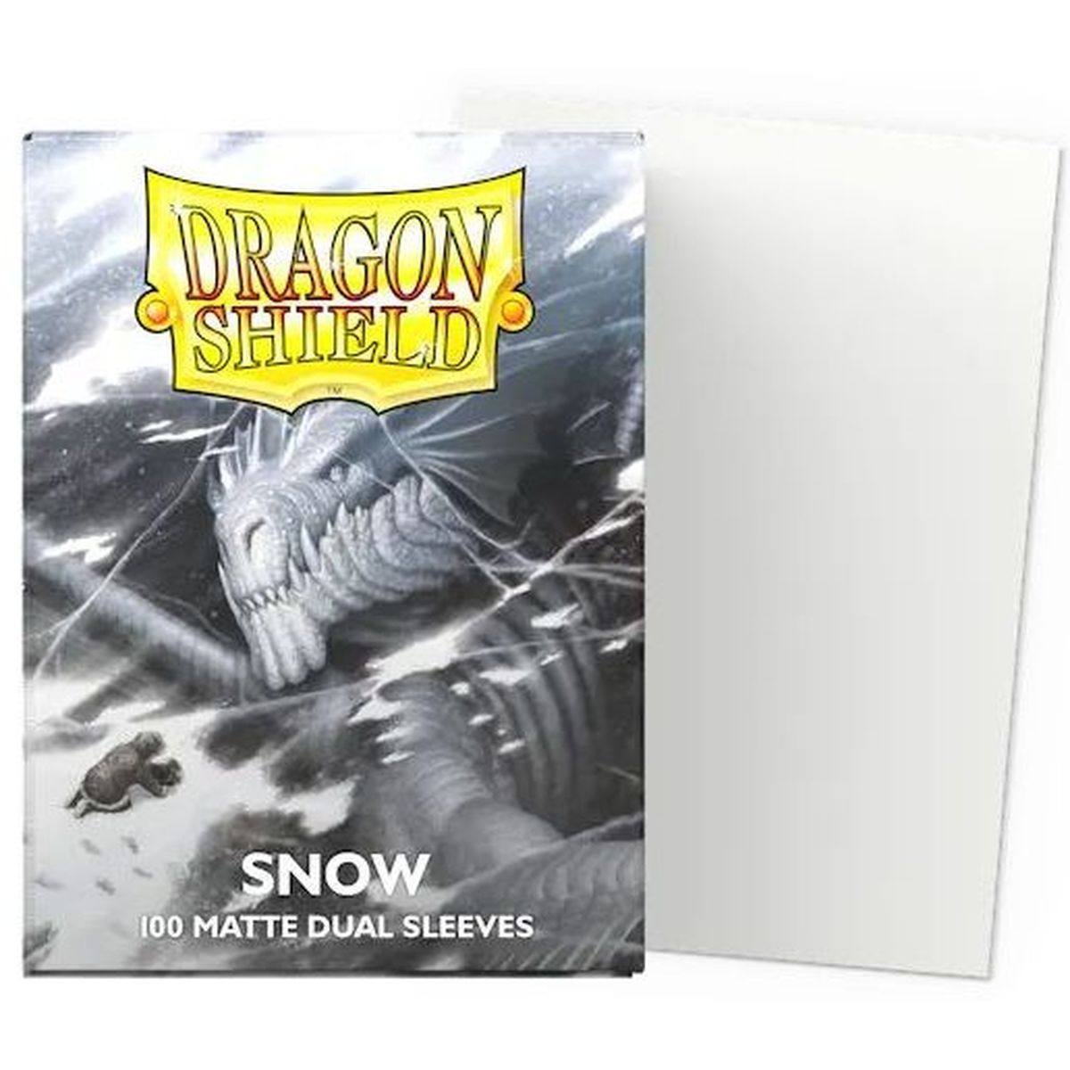 Dragon Shield - Standard Sleeves - Dual Matte Snow (100)