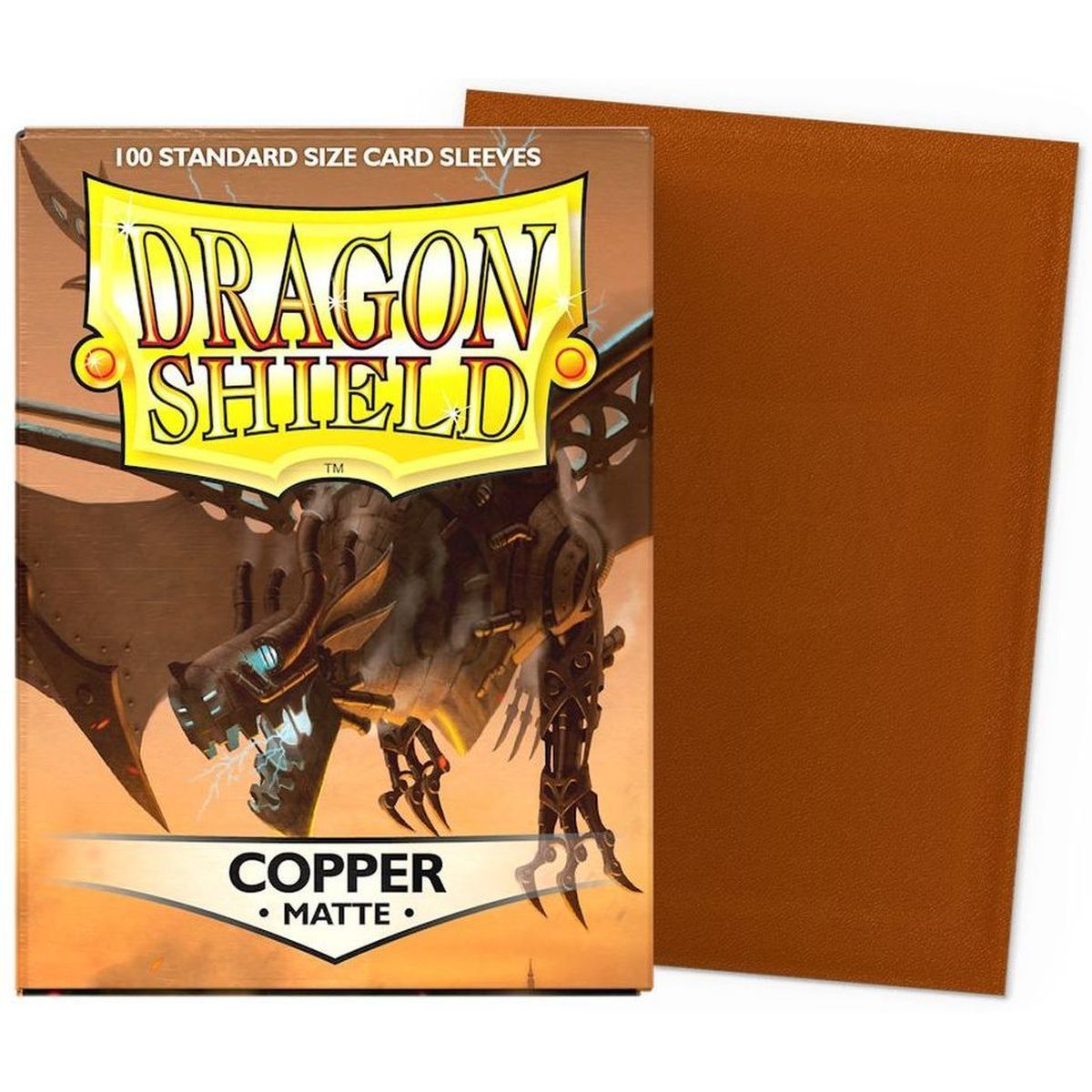 Dragon Shield - Standard Sleeves - Matte Copper (100)