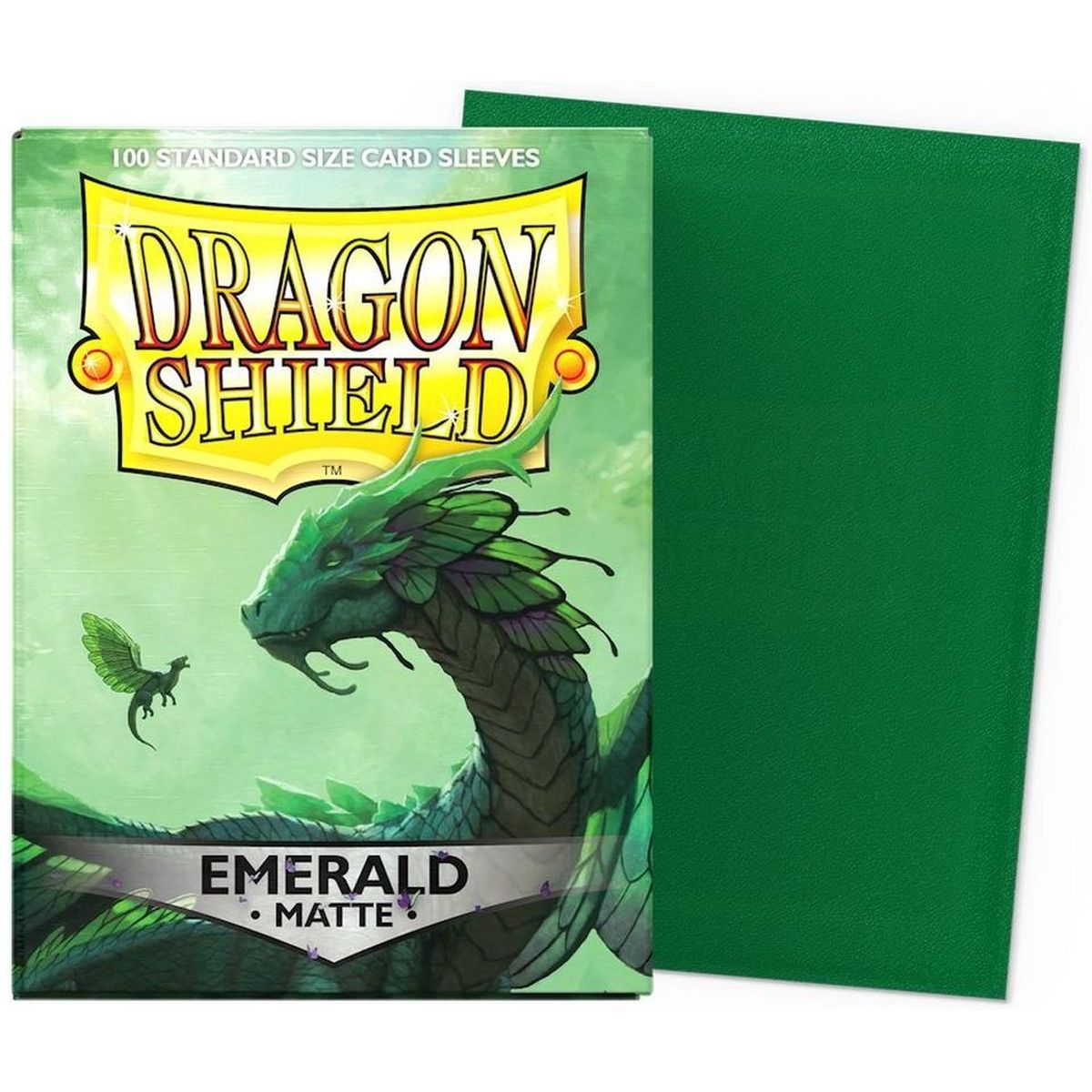 Dragon Shield - Standard Sleeves - Matte Emerald (100)