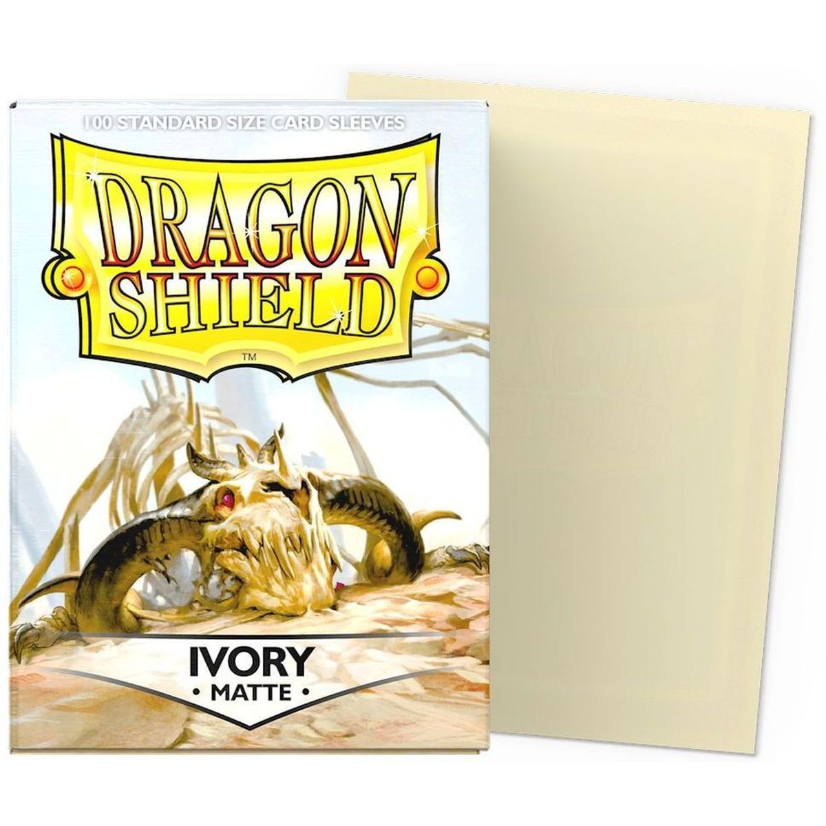 Dragon Shield - Standard Sleeves - Matte Ivory (100)