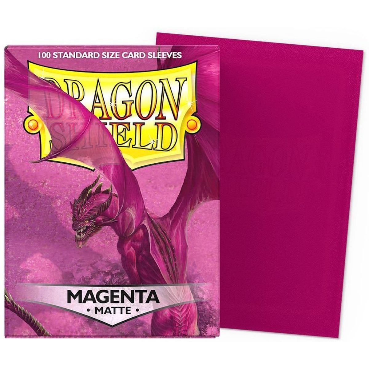 Item Dragon Shield - Standard Sleeves - Matte Magenta (100)