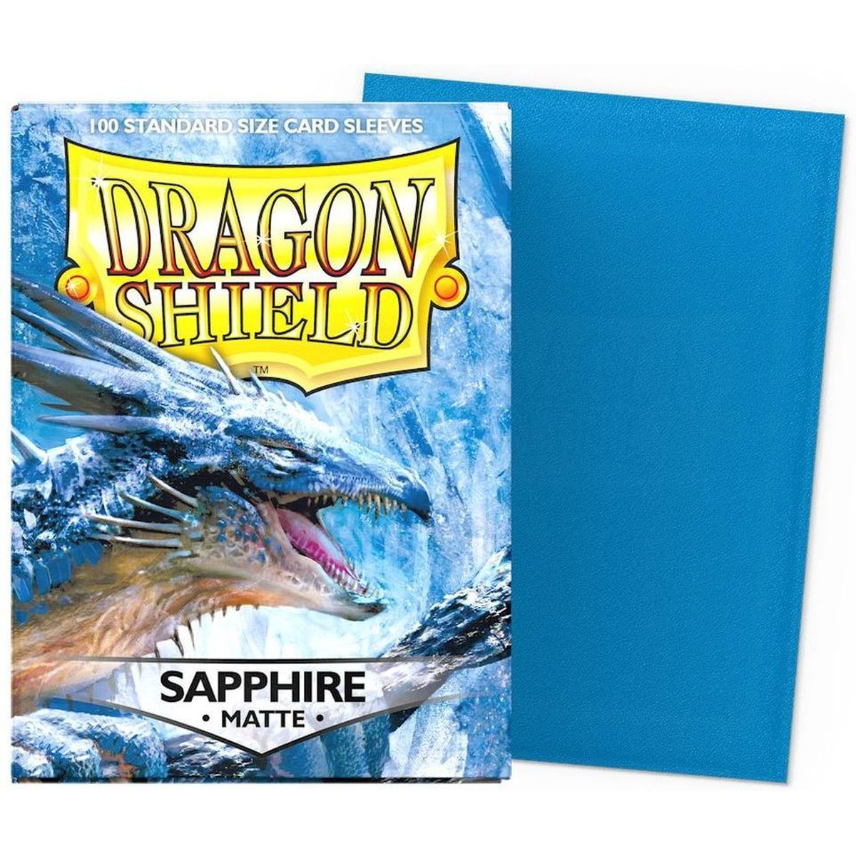 Dragon Shield - Standard Sleeves - Matte Sapphire (100)