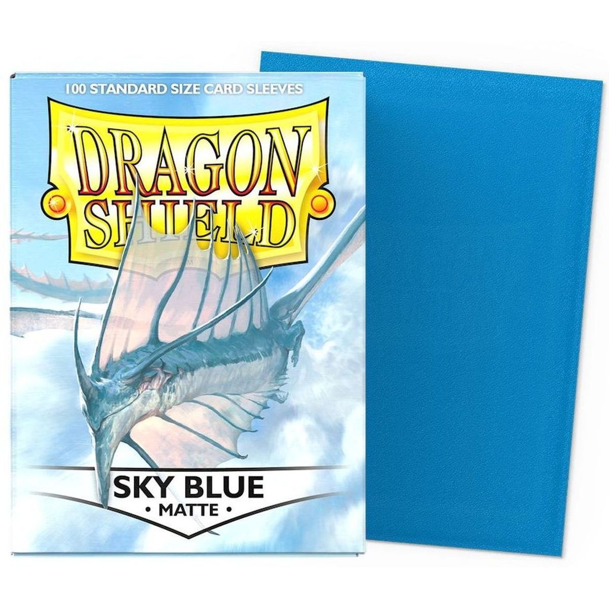 Item Dragon Shield - Standard Sleeves - Matte Sky Blue (100)