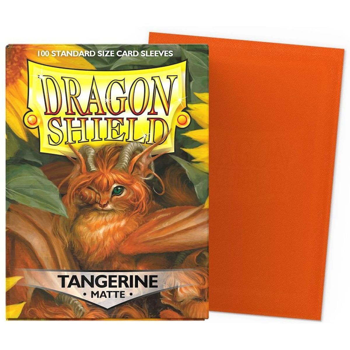 Item Dragon Shield - Standard Sleeves - Matte Tangerine (100)