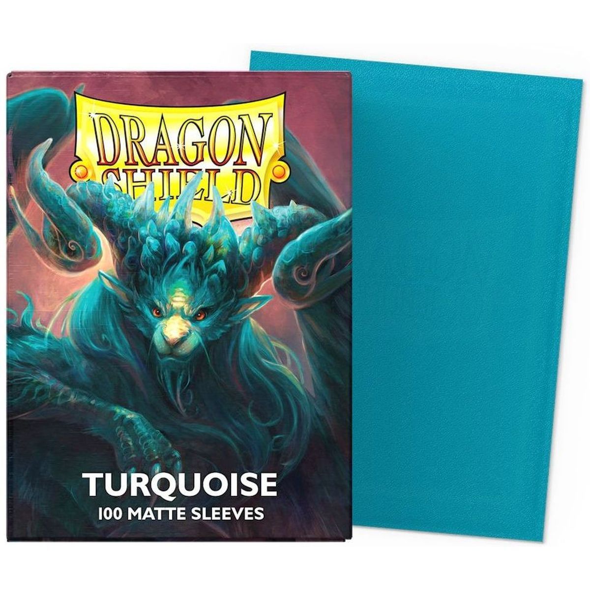 Item Dragon Shield - Standard Sleeves - Matte Turquoise (100)