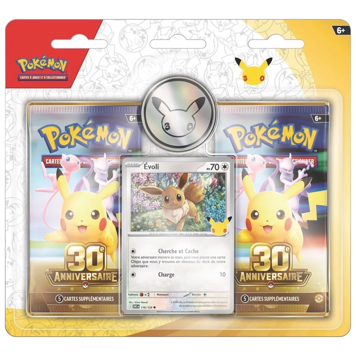 Duo-Pack - 2 Boosters - Eevee - 30th Anniversary [ME05.5][30C] - Pokémon - FR