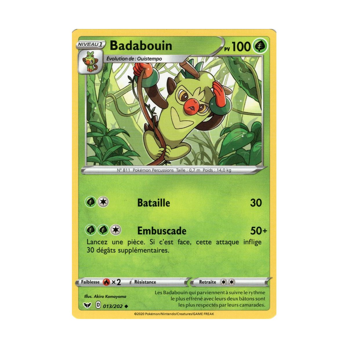 Badabouin - Uncommon 13/202 - Sword and Shield 1