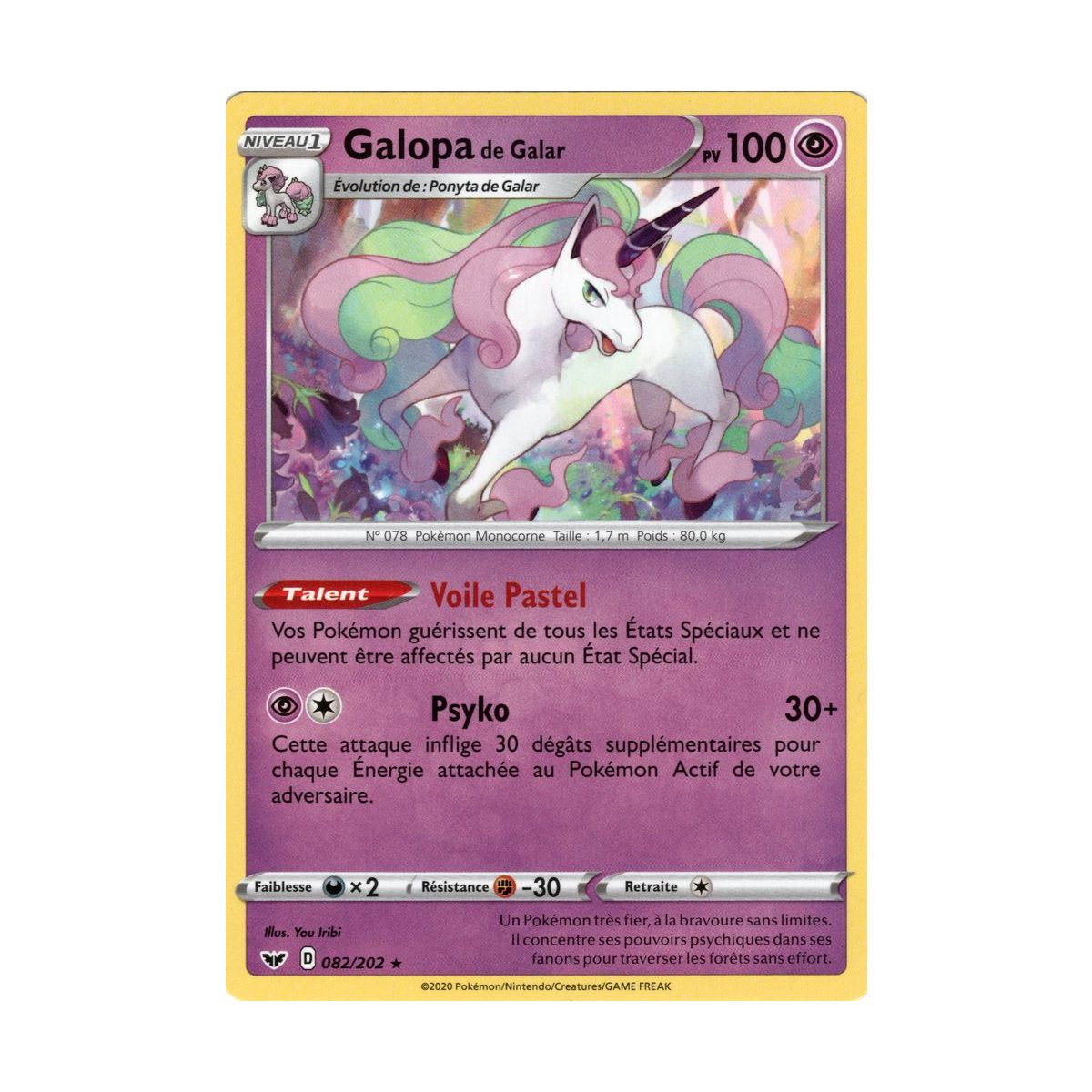 Item Galar Gallopa - Rare 82/202 - Sword and Shield 1