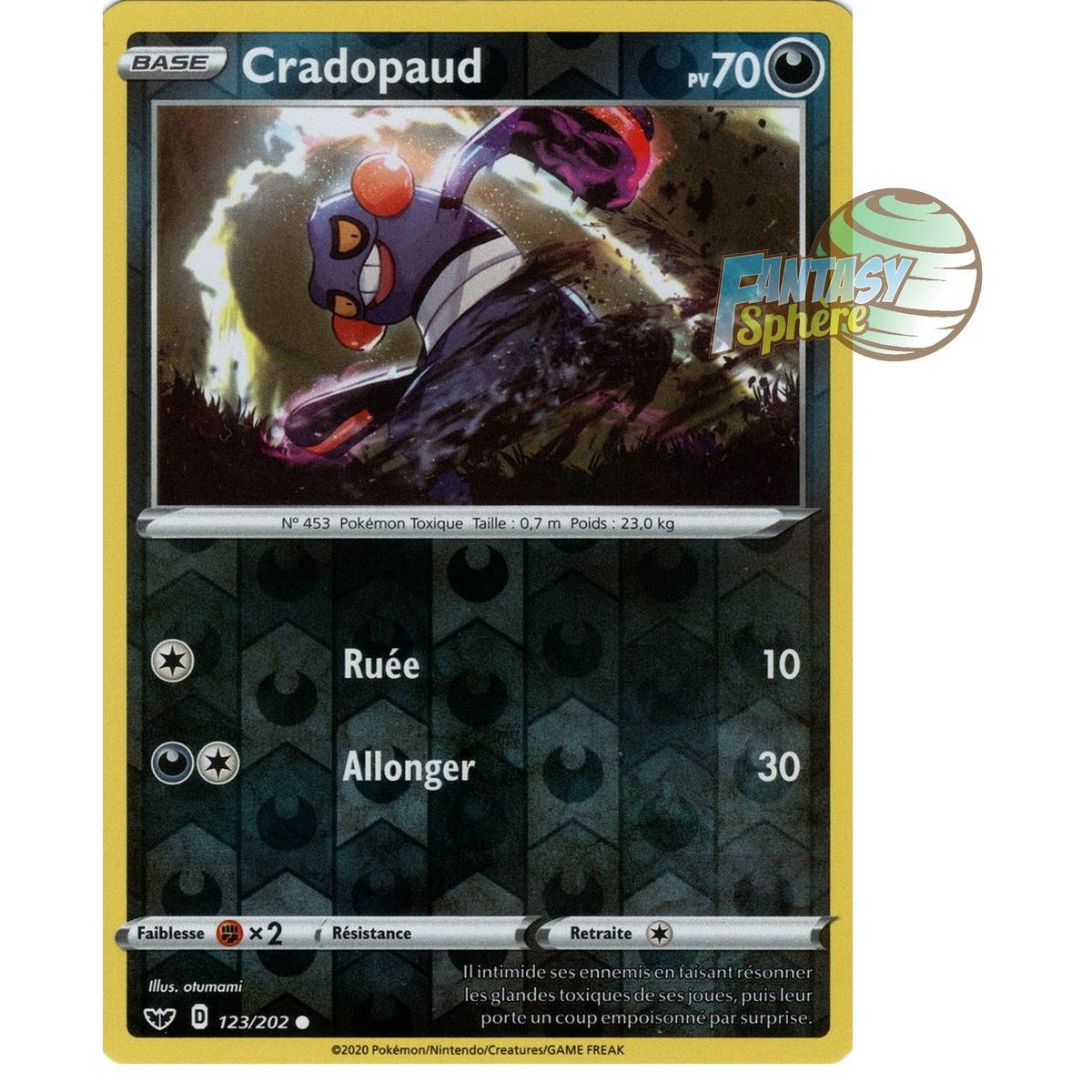 Cradopaud - Reverse 123/202 - Sword and Shield 1