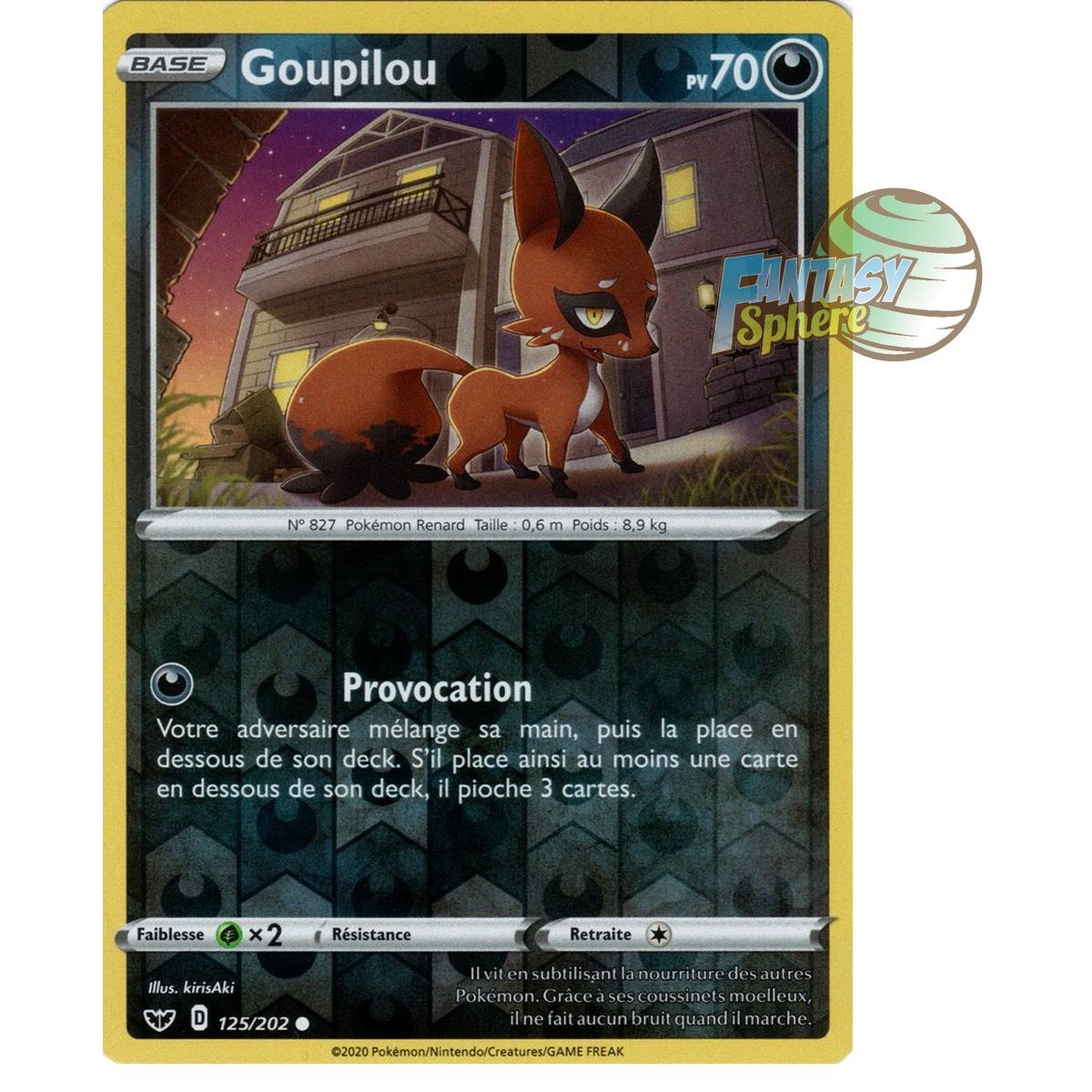 Goupilou - Reverse 125/202 - Sword and Shield 1