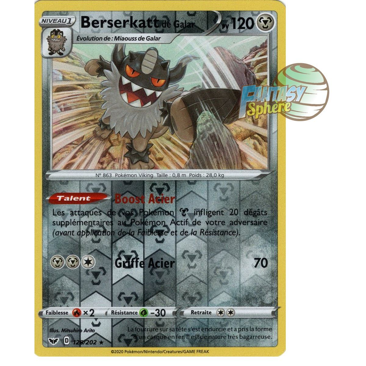 Item Galar Berserkat - Reverse 128/202 - Sword and Shield 1