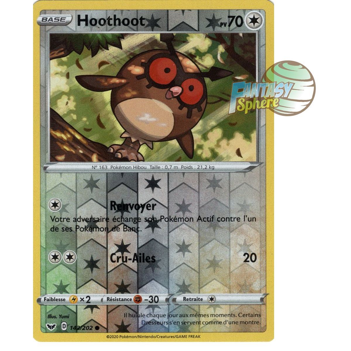 Hoothoot - Reverse 143/202 - Sword and Shield 1