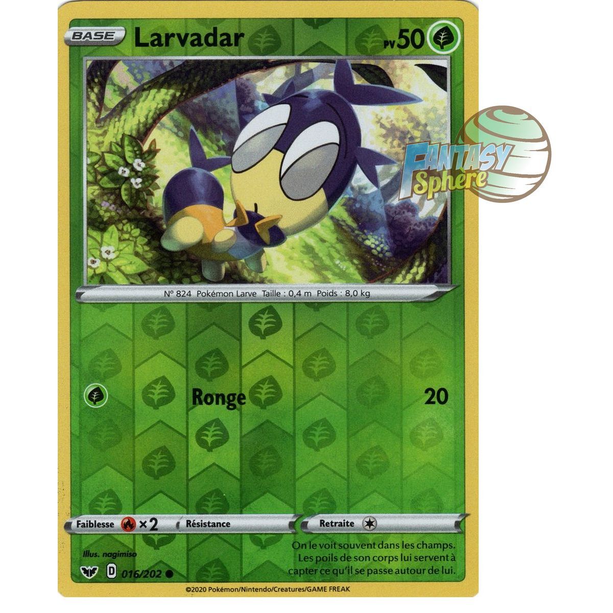 Larvadar - Reverse 16/202 - Sword and Shield 1