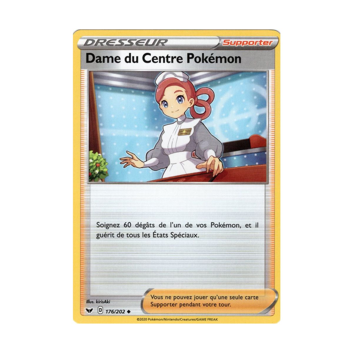 Item Lady of the Pokémon Center - Uncommon 176/202 - Sword and Shield 1