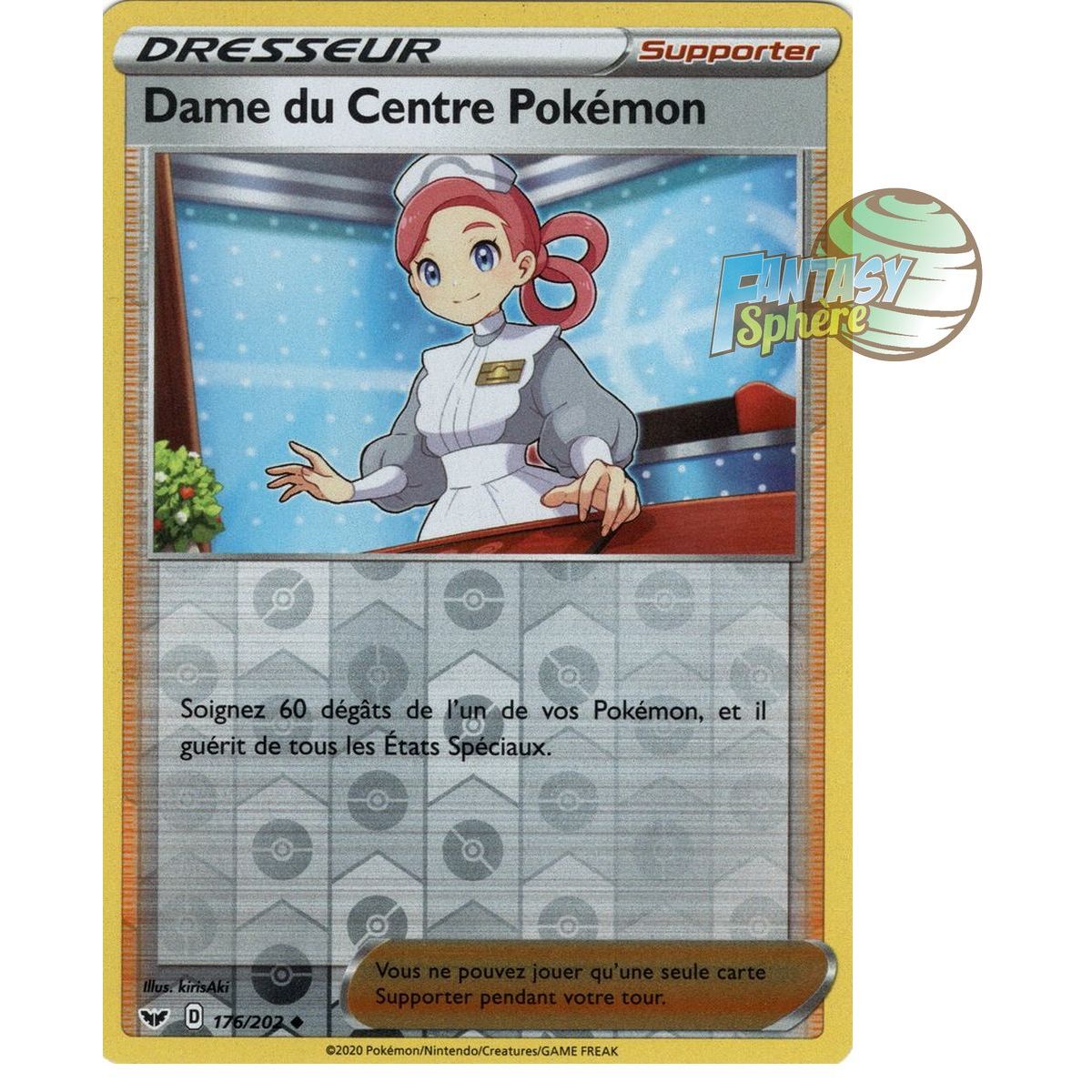 Item Lady of the Pokémon Center - Reverse 176/202 - Sword and Shield 1