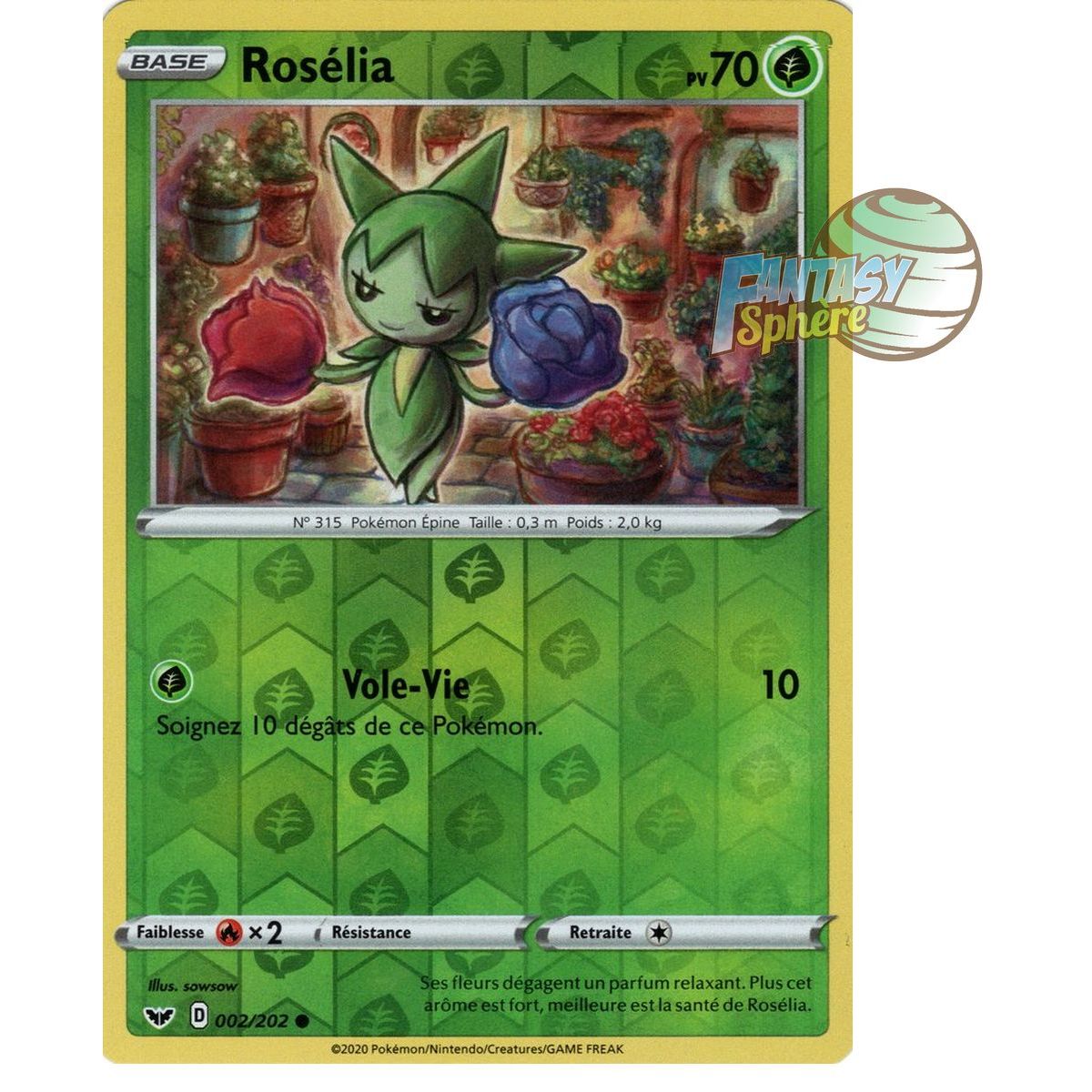 Rosélia - Reverse 2/202 - Sword and Shield 1