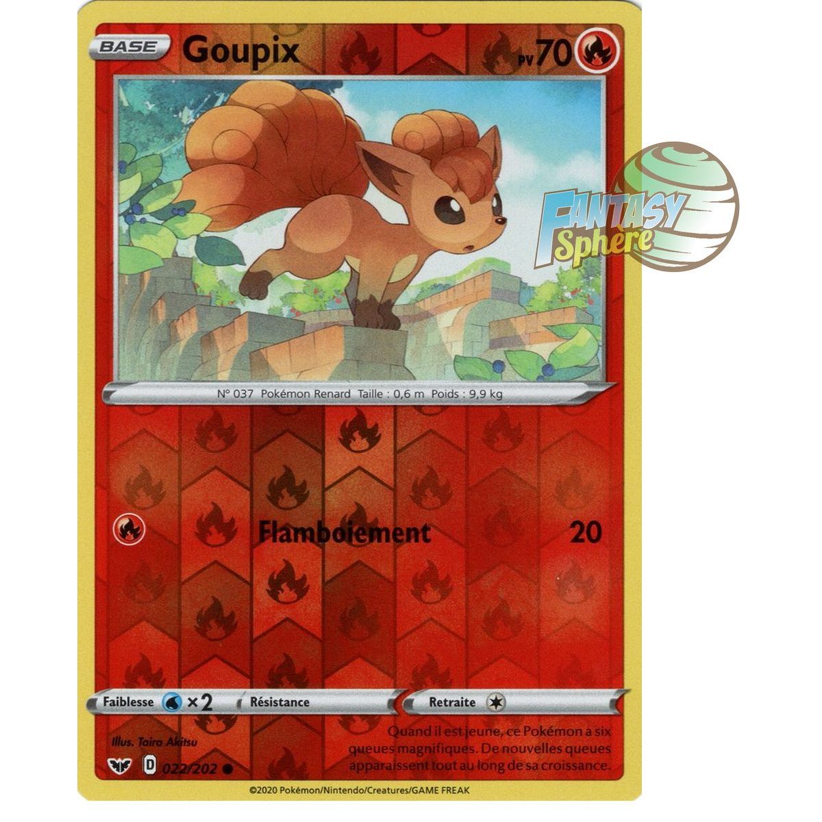 Item Vulpix - Reverse 22/202 - Sword and Shield 1