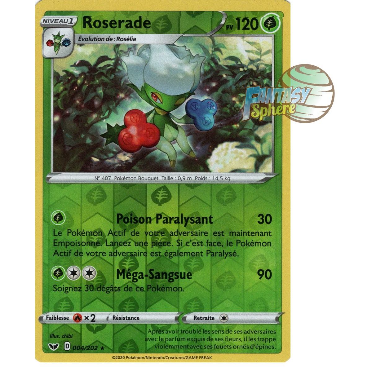 Roserade - Reverse 4/202 - Sword and Shield 1