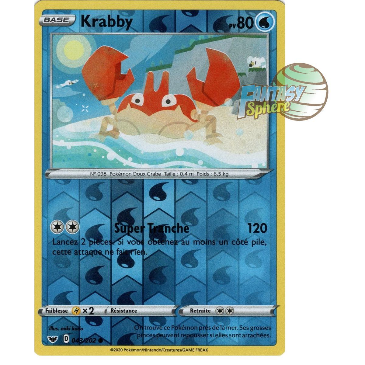 Item Krabby - Reverse 43/202 - Sword and Shield 1