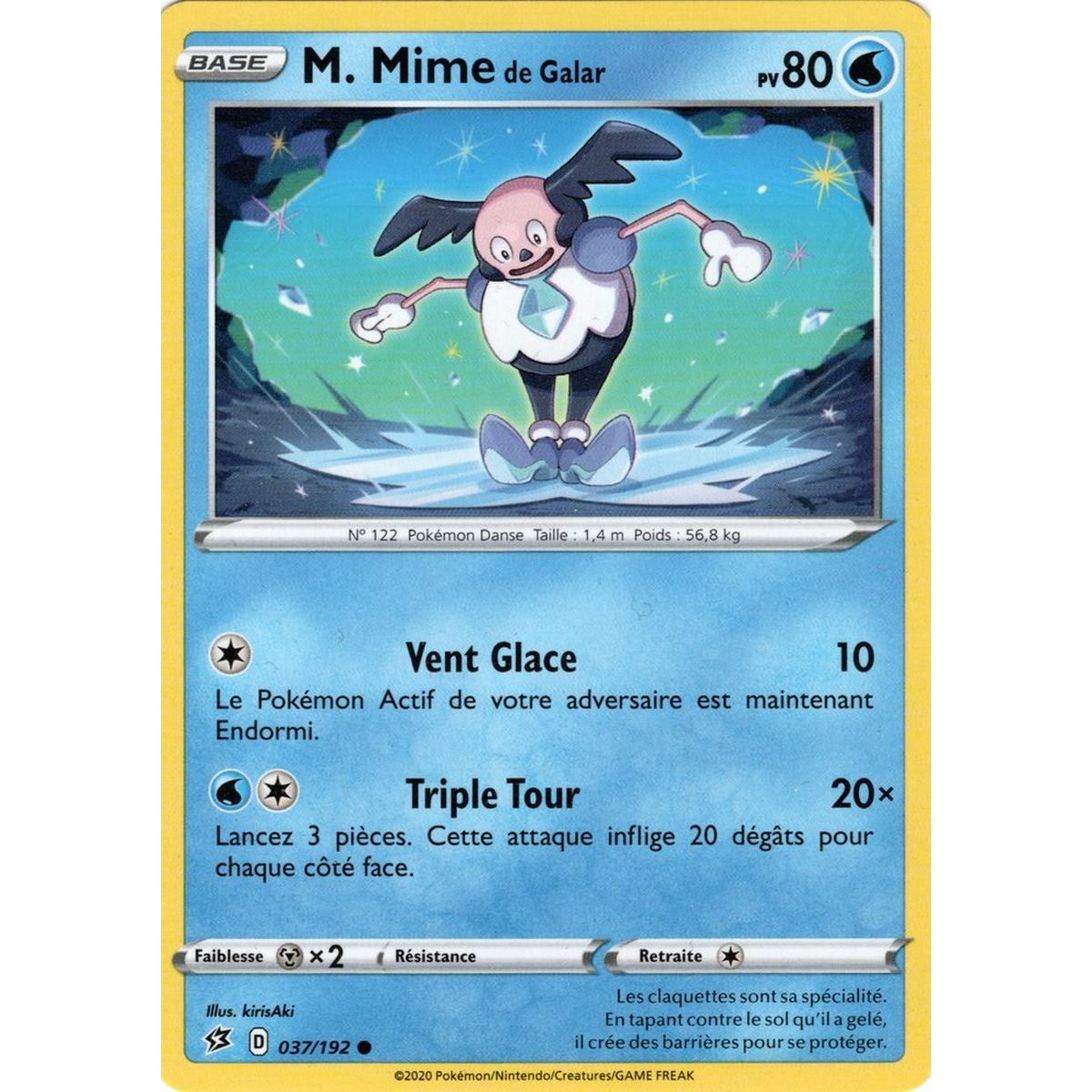 Mr. Mime of Galar - Commune 037/192 - Sword and Shield 2 Clash of the Rebels