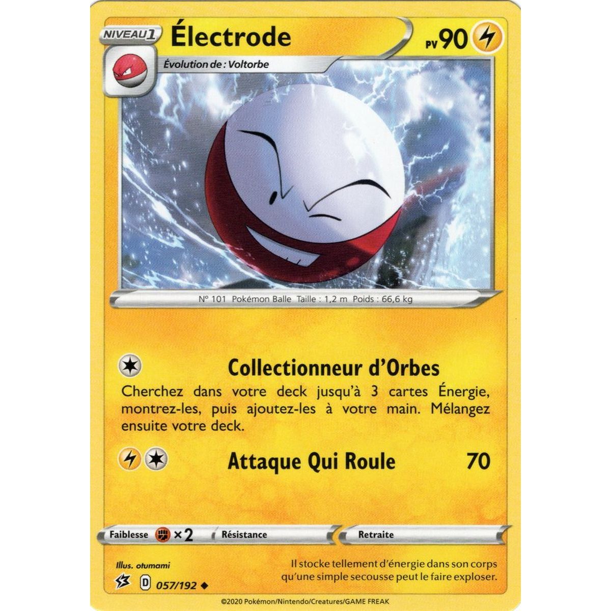 Electrode - Uncommon 057/192 - Sword and Shield 2 Rebel Clash