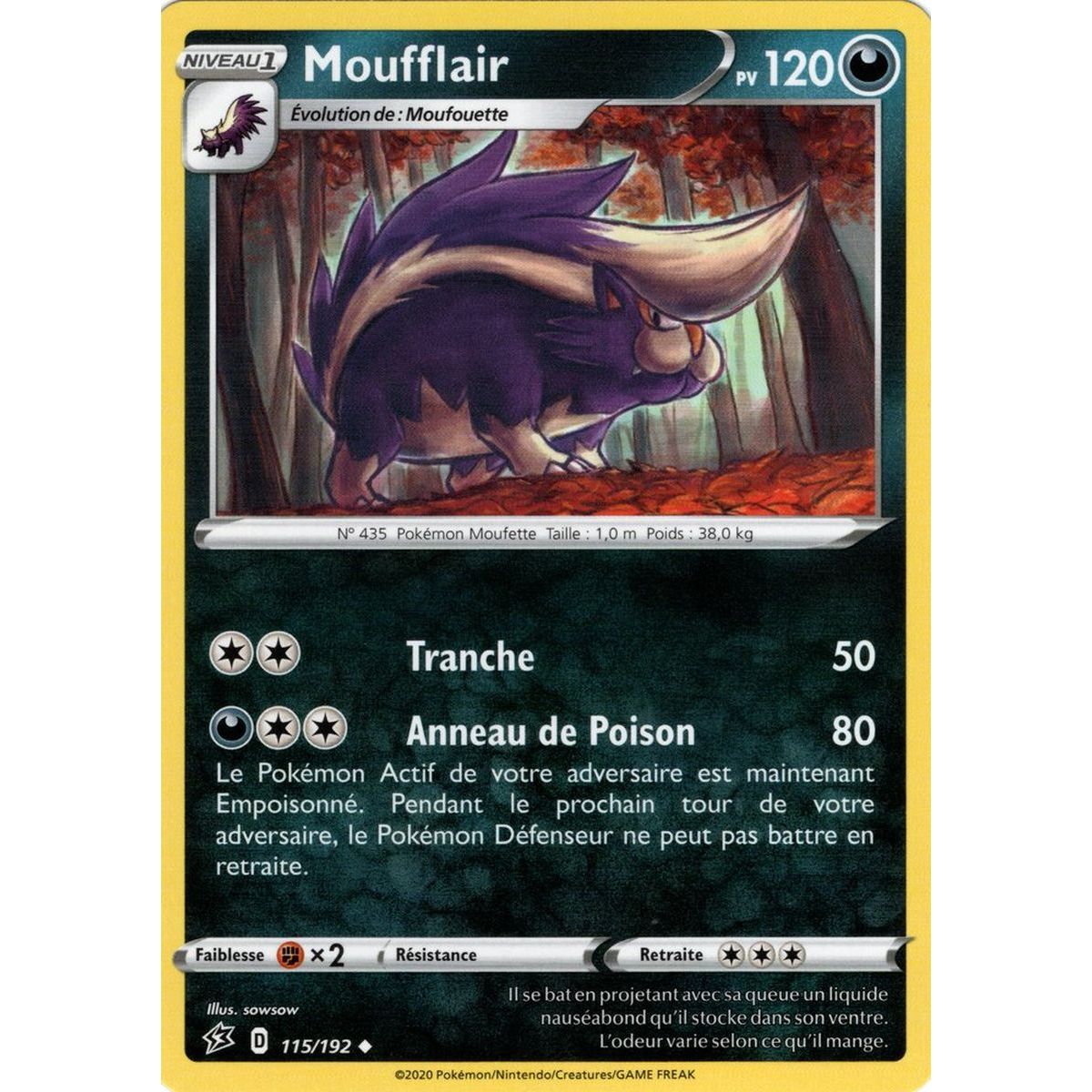 Item Moufflair - Uncommon 115/192 - Sword and Shield 2 Clash of the Rebels