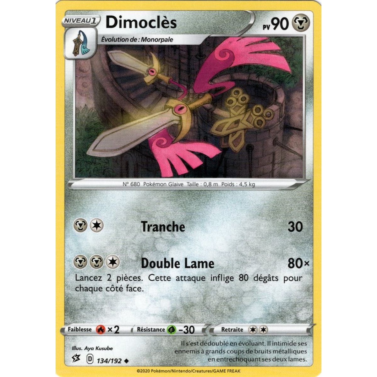 Item Dimoclès - Uncommon 134/192 - Sword and Shield 2 Clash of the Rebels