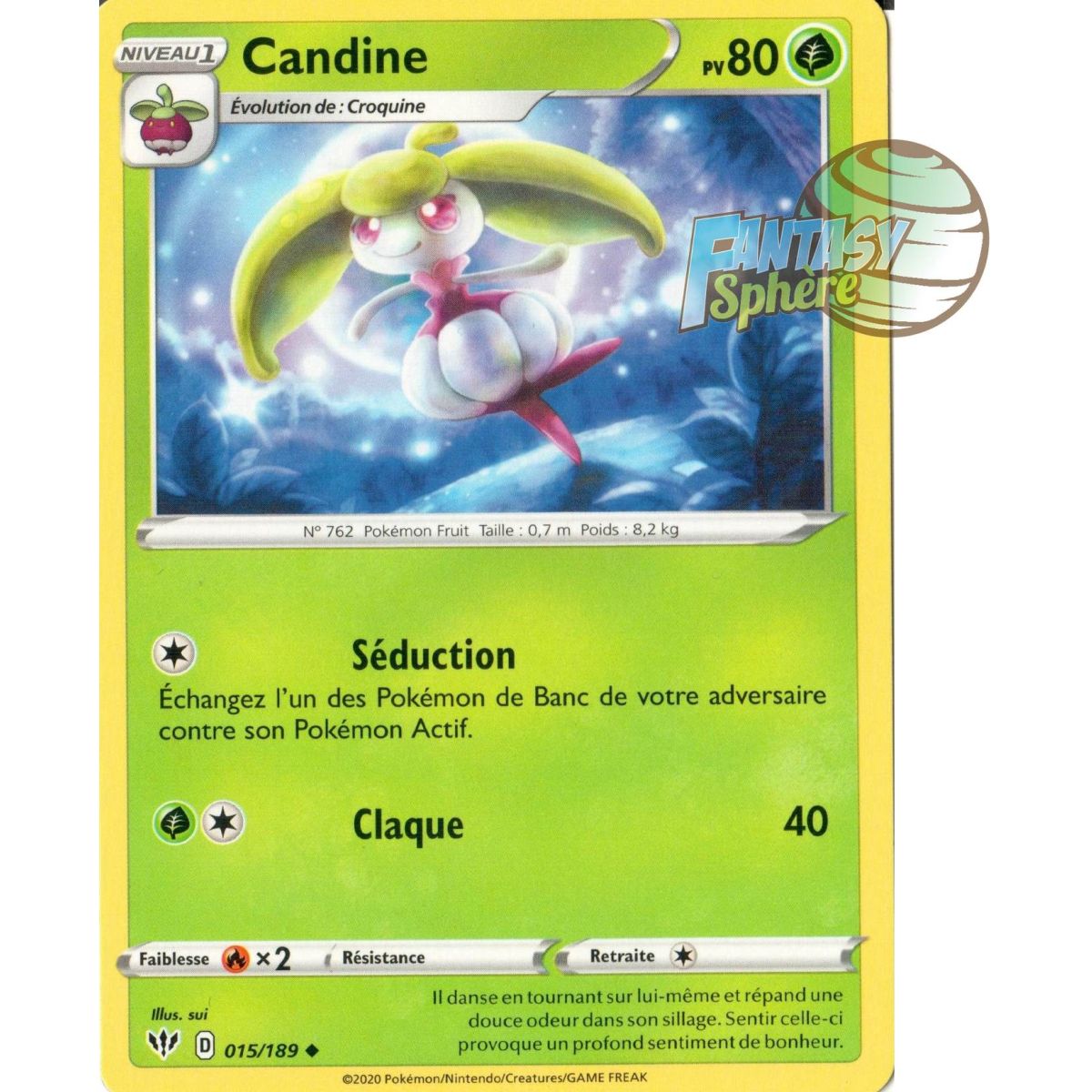 Candine - Uncommon 15/189 - Sword and Shield 3 Burning Darkness