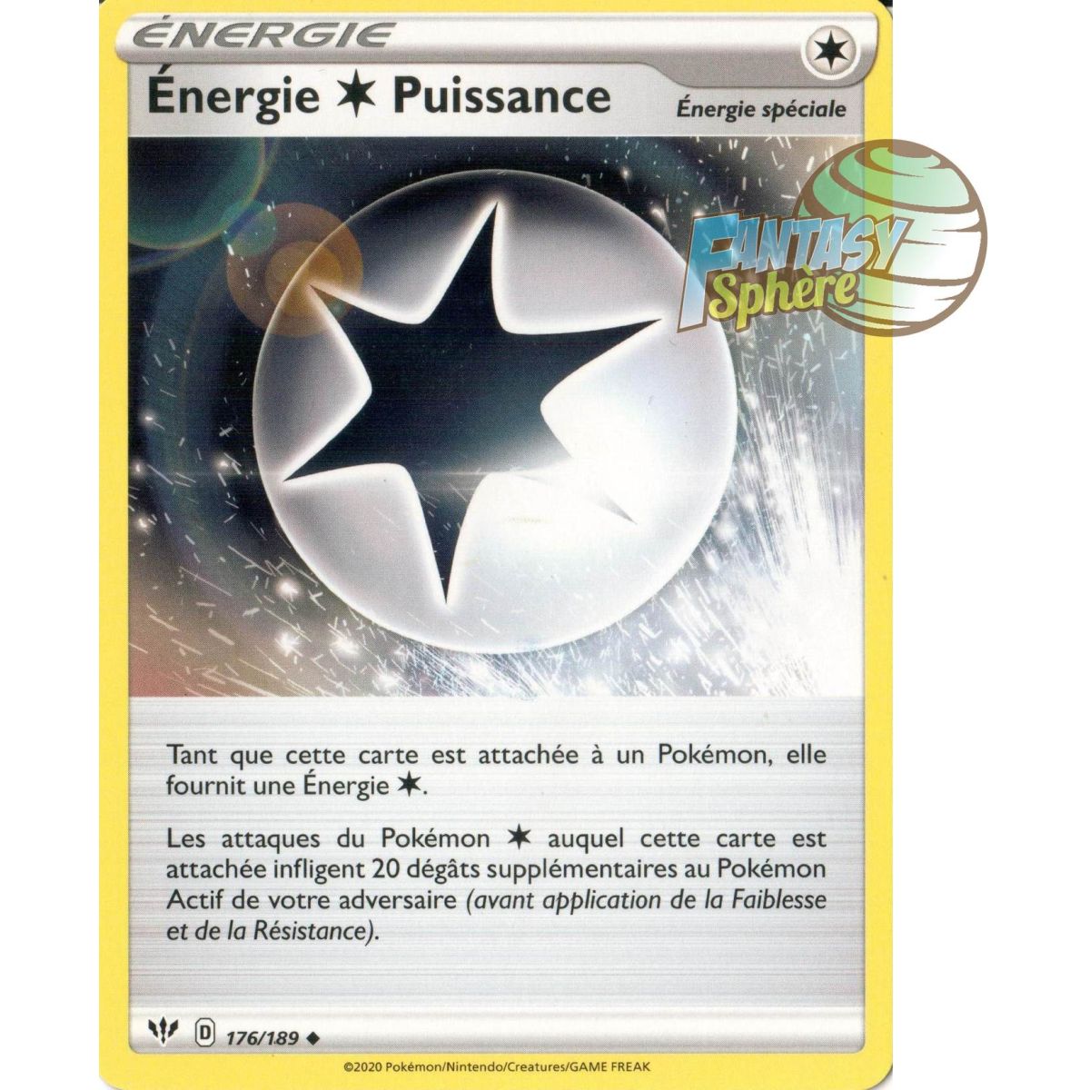 Colorless Energy Power - Uncommon 176/189 - Sword and Shield 3 Burning Darkness