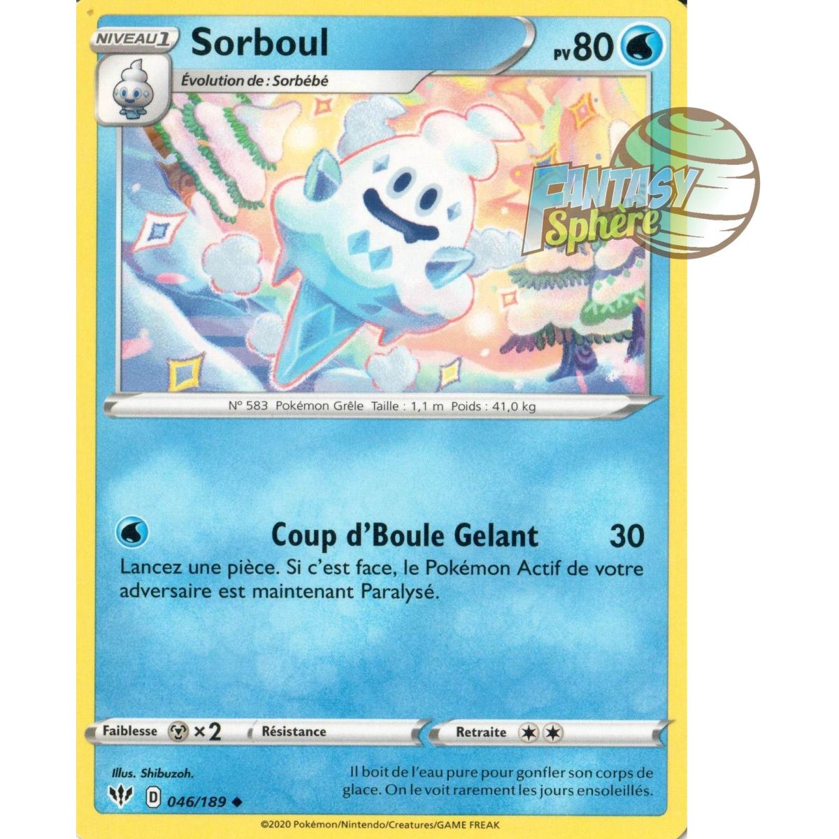 Sorboul - Uncommon 46/189 - Sword and Shield 3 Burning Darkness