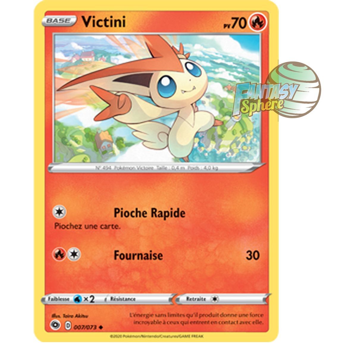 Victini - Reverse 7/73 - Sword Shield 3.5 The Way of the Master