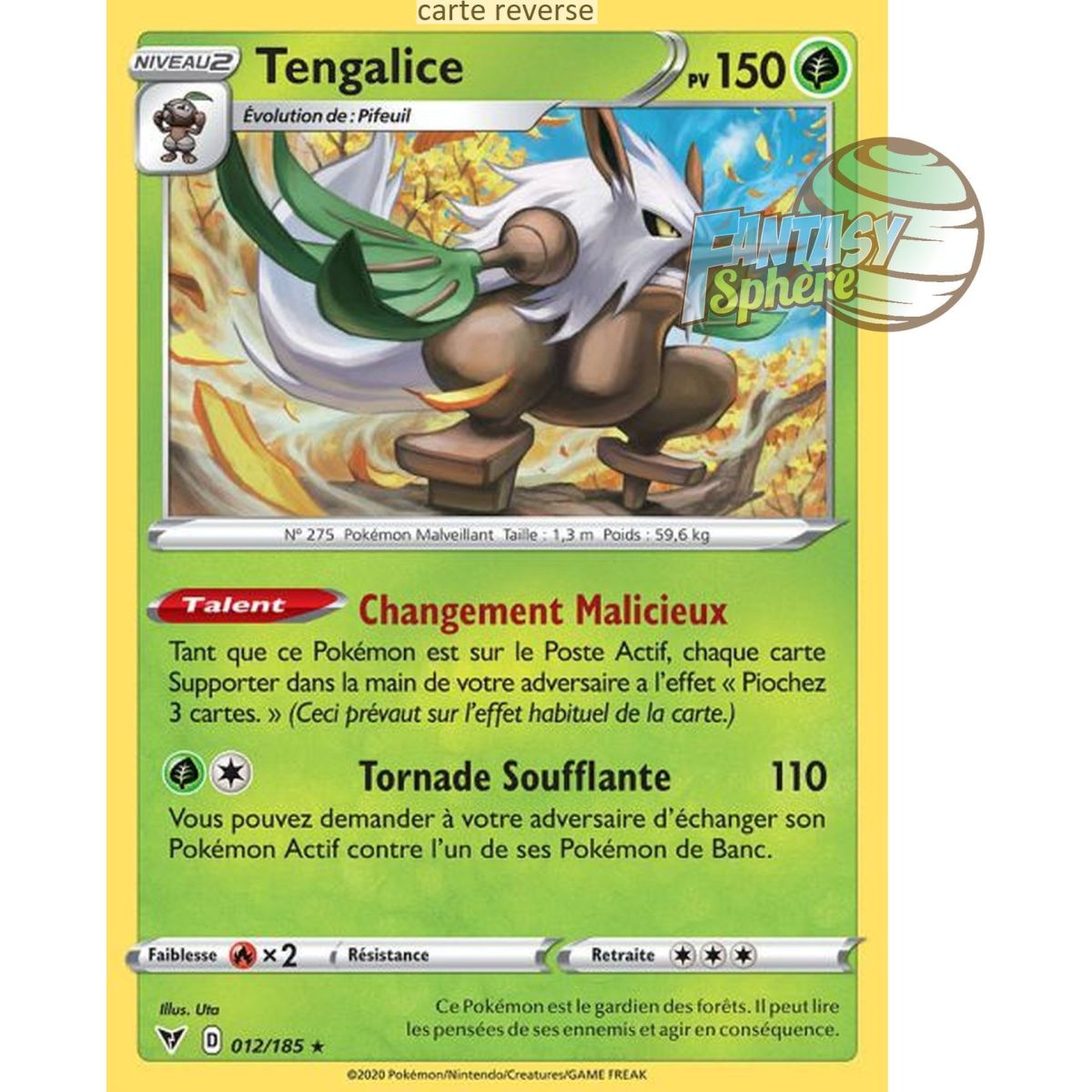 Item Tengalice - Reverse 12/185 - Sword and Shield 4 Radiant Voltage
