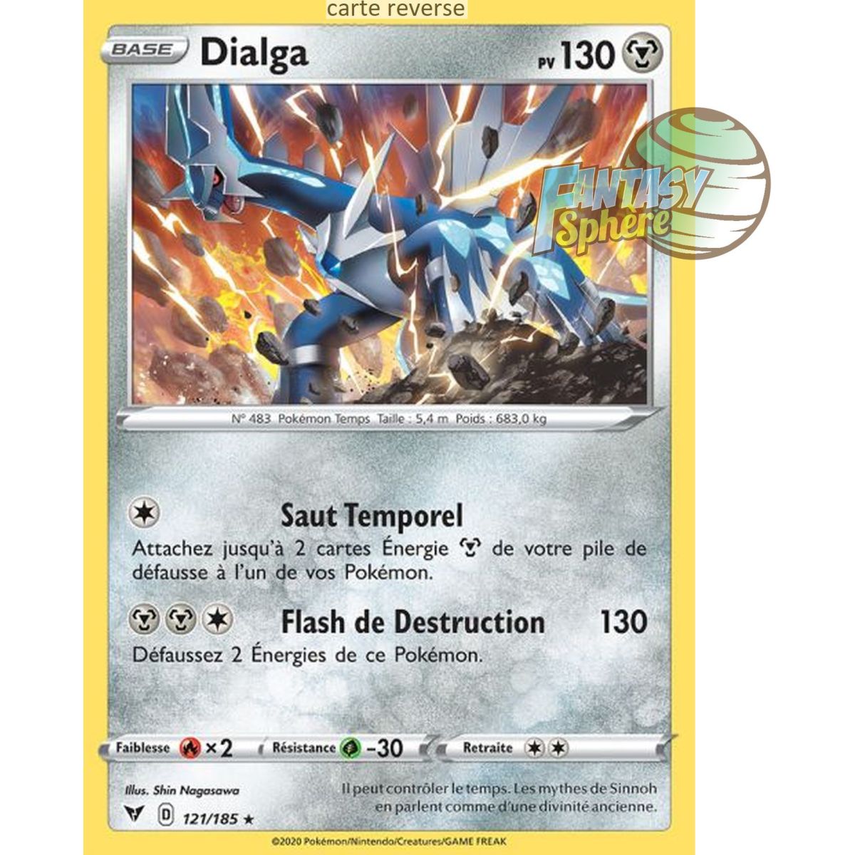 Dialga - reverse 121/185 - Sword and Shield 4 Radiant Voltage